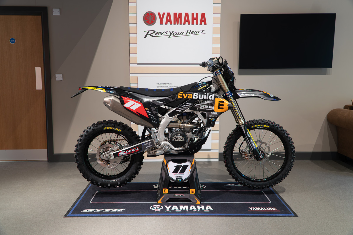 Motos Pro: Yamaha WR250F 2026 de Aaron Gordon – De vuelta al negro de carreras