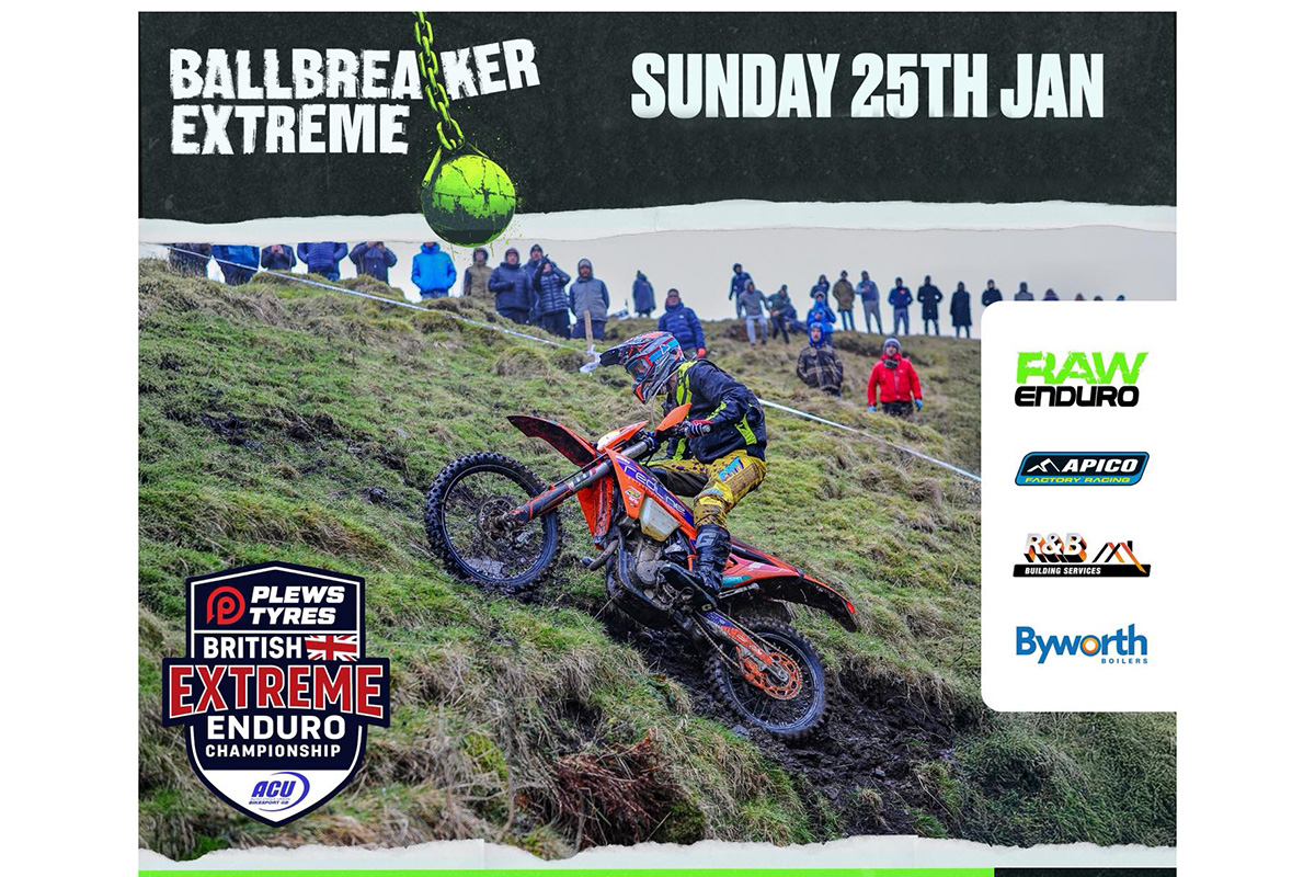 2026 British Extreme Enduro Championship: Mario Roman Heading to “Ballbreaker” Rnd 1