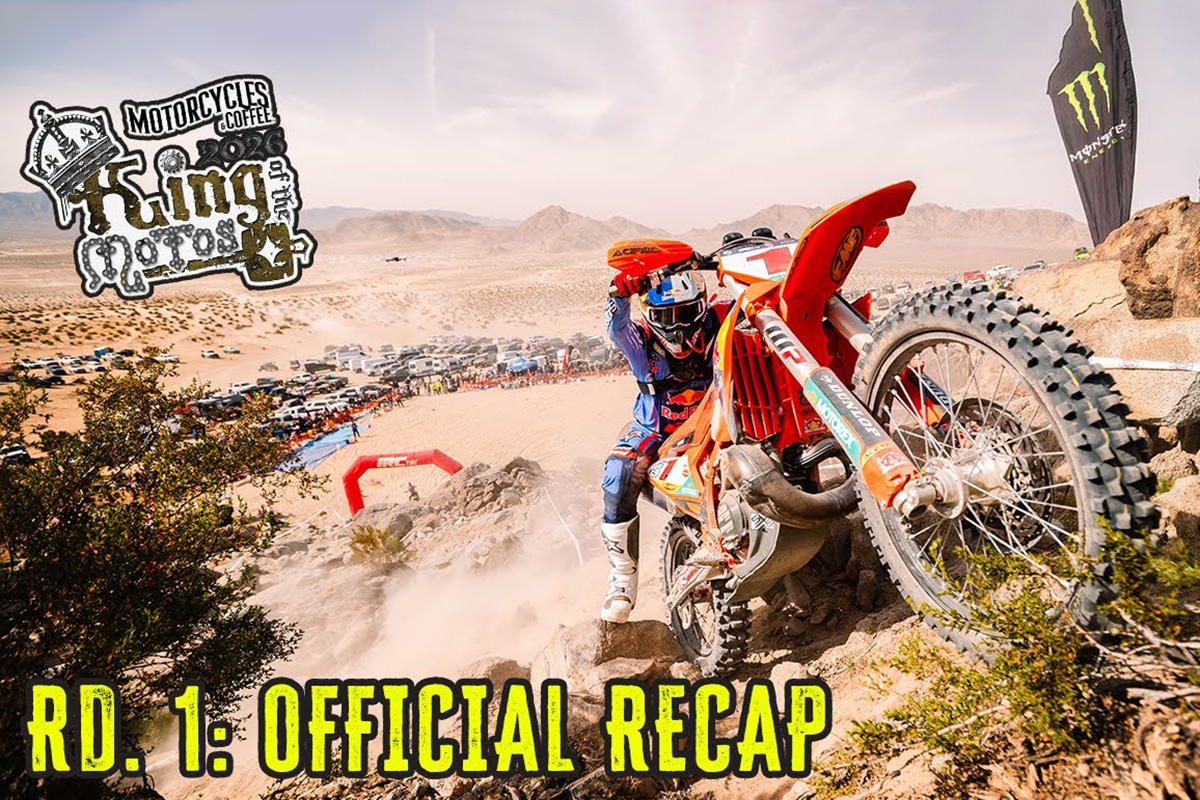 Vídeo US Hard Enduro 2026 | King of the Motos (Ronda 1): Trystan Hart gana en Johnson Valley