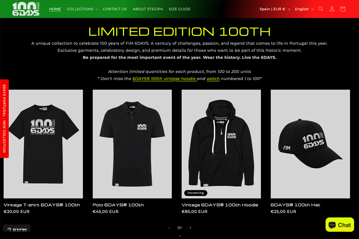 Ya disponible el merchandising del 100 aniversario de los ISDE