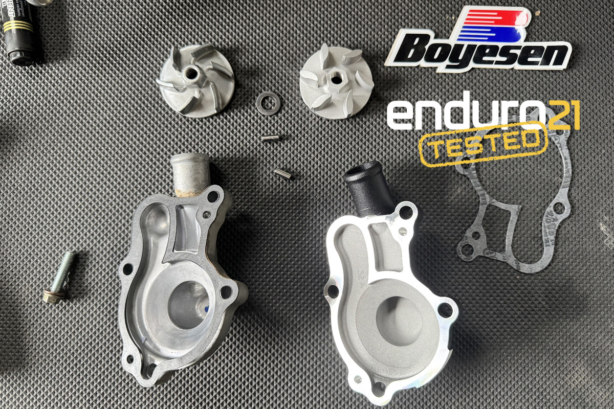Tested: Boyesen Hy-Flo Supercooler Water Pump for Enduro