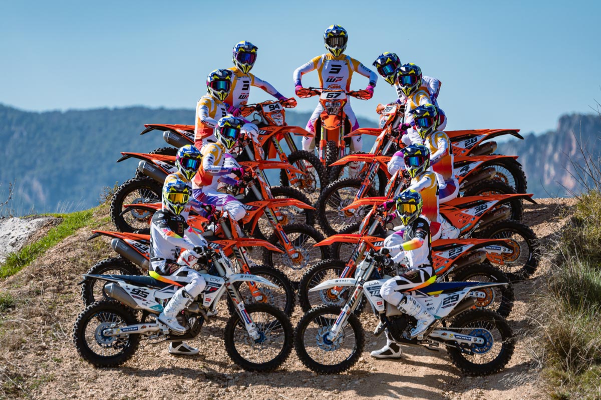 WP Eric Auge Team 2026: The EnduroGP Team Big Enough for a Football Squad